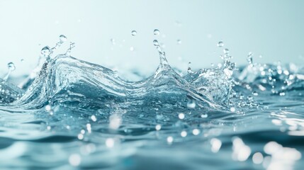 Captivating Water Splash: A Stunning Abstract of Water's Dynamic Energy