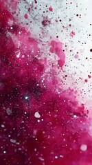 Obraz premium Abstract Watercolor Galaxy Painting with Purple and Pink Hues