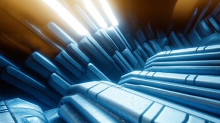 Abstract Futuristic Architectural Design - Modern Building Exterior