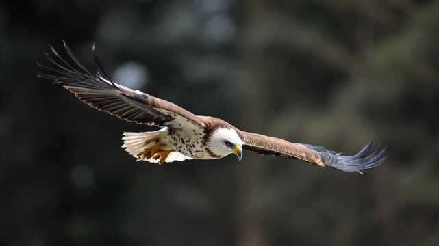 hawk in flight