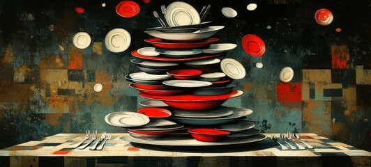 Mountain of Empty Plates, Binge Eating Disorder