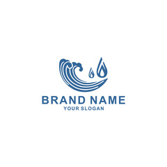 water logo vector illustration