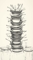 Mountain of Empty Plates, Binge Eating Disorder