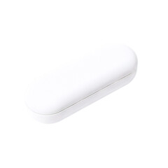 white pill isolated on transparent background