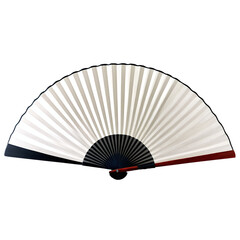 japanese hand fan isolated on transparent background