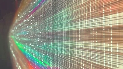 Dynamic Light Display Technology: A Futuristic Art Installation