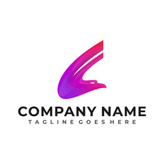 Abstract Colorful Logo Design Elements