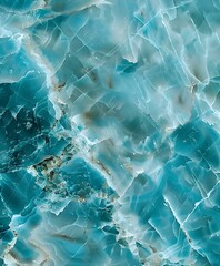 Obraz premium Marble Texture in cyan Tones. Classic Background