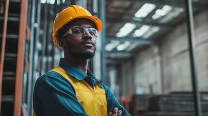 Industrial apprentice builder engineer training at work