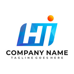 Abstract Colorful Logo Design Elements