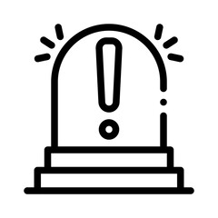alert line icon