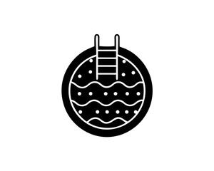 creative details Swimming Pool Icon vector illustration