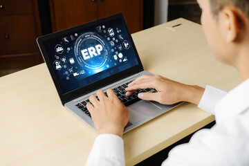 ERP enterprise resource planning software for modish business to plan the marketing strategy