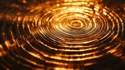 Radiant golden spiral patterns for modern design and decoration