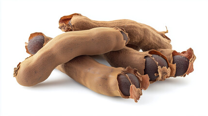 tamarind isolated on white background