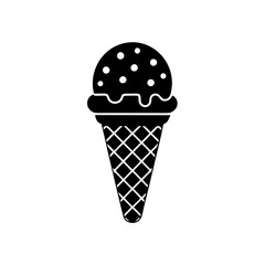 creative details Ice Cream Icon vector illustration 