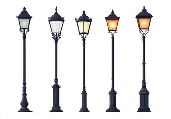 Vintage Street Lamps Collection