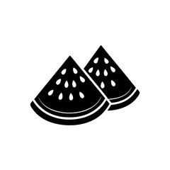 

creative details Watermelon Slice Icon vector illustration