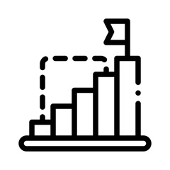 achievements line icon