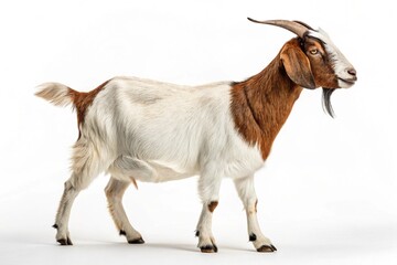 Fototapeta premium boer goat isolated on white background