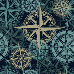 Decorative compass pattern for design inspiration