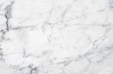 White marble table top texture background, top view