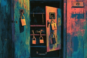 Chained Medicine Cabinet, Opioid Use Disorder