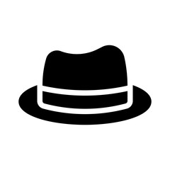 hat glyph icon