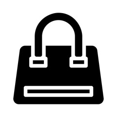 handbag glyph icon