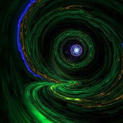 Dimensional Portals Unveiled: A Kaleidoscope of Interstellar Whorls and Cosmic Connectivity