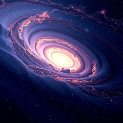 Galactic Vortex: A Swirling Whirlpool of Mystical Energies Embodied in Interstellar Cosmic Patterns