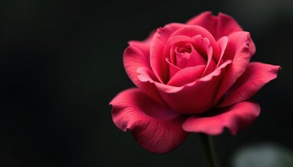 Intricate veins, velvety surface; monochrome rose petal , photography, soft