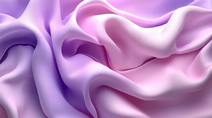 Obraz premium Abstract Purple and Pink Fabric Drape: A Textured Delight