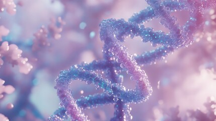 Biotech concept of peptide therapy in regenerative medicine