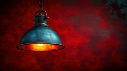 Obraz premium Vintage industrial pendant lamp