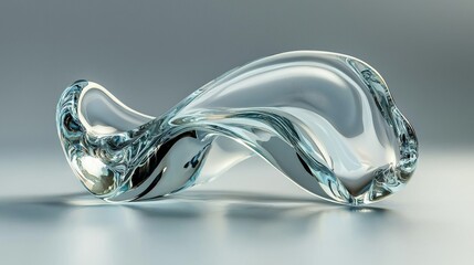 A solitary blue splash of water is splashing against a white background, numbered