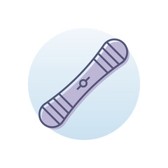 Snowboard Vector icon