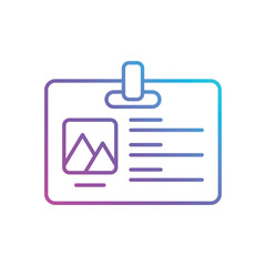 Ski Pass Vector icon