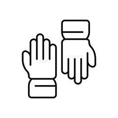 Obraz premium Gloves Vector icon
