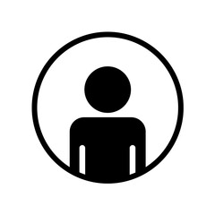 user, profile - vector icon