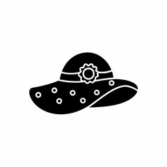 creative details Sun Hat Icon vector illustration