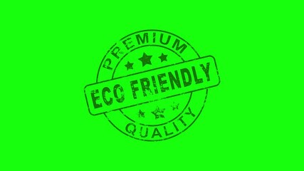 100 percent natural stamp animation over white and transparent background. Ecology, organic, vegetarian and natural healthy food concepts. Alpha Channel Included. 4K.