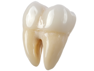 Isolated Realistic Human Tooth