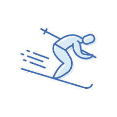 Ski Vector icon