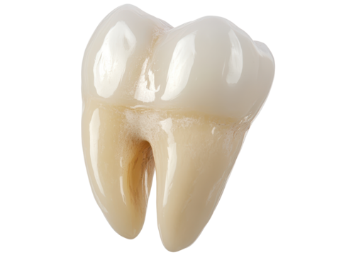 Isolated Realistic Human Tooth - Powered by Adobe