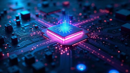 Futuristic Circuit Board