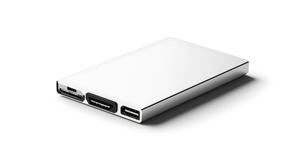 A sleek, rectangular device with multiple ports for connectivity.