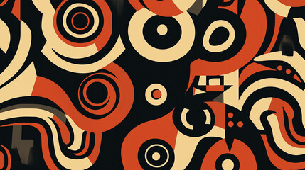 Fototapeta premium seamless pattern with circles