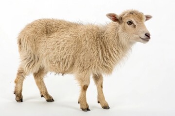 Fototapeta premium pygmy sheep isolated on white background