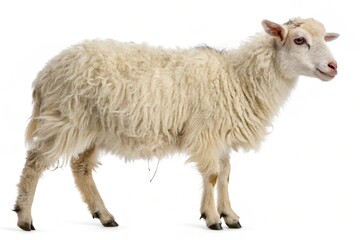 Fototapeta premium bali sheep isolated on white background